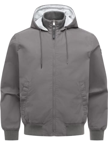 Outdoorjacke Crusien Hood YOUMODO in Stone Grey