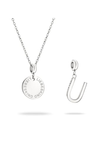 Schmuck-Set Charm Set U in silber