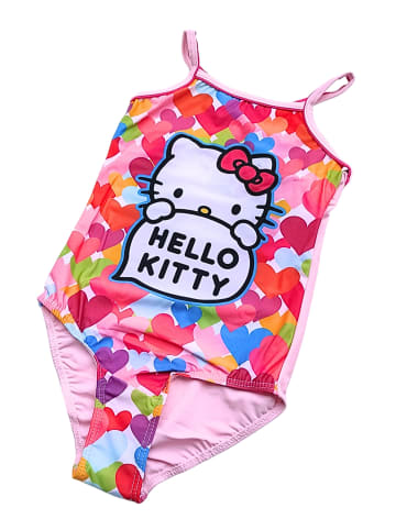 Badeanzug Hello Kitty Herzen in Rosa