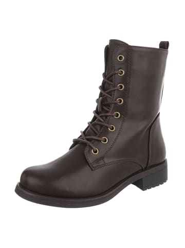 Stiefelette in Braun