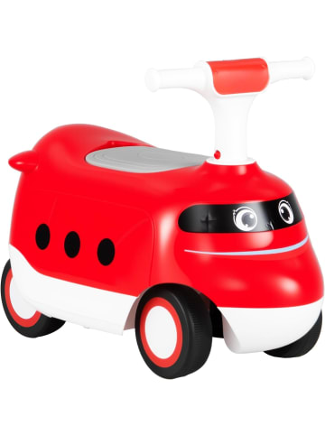Rutschauto mit Hupe & Stauraum in Rot