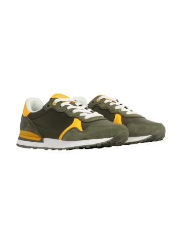 Sneakers aus Leder Grün