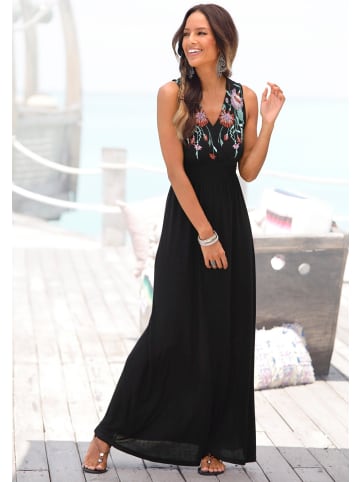 Maxikleid in schwarz