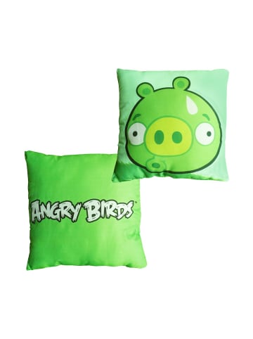 Kissen Dekokissen 40x40cm inkl. Füllung Angry Birds in Grün