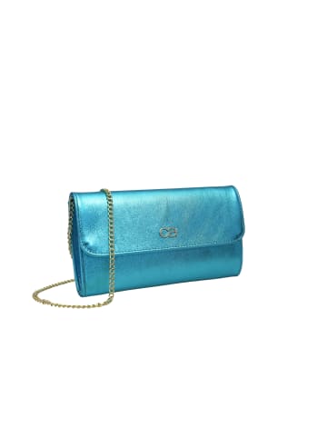 Clutch " Eleganz " in türkis