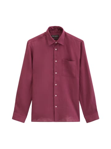 Kentkragen-Hemd regular in Acai Red