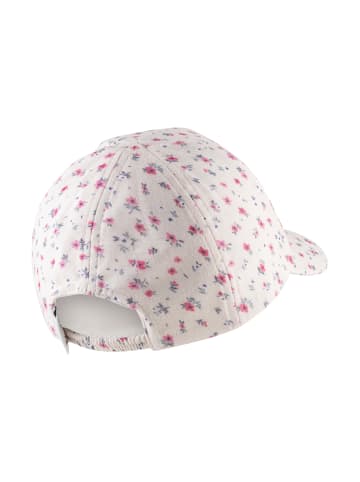 Basecap Blumen in zartrosa