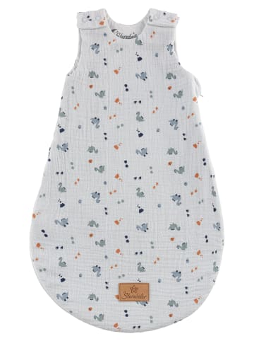 Babyschlafsack 62/68 DINO Rexi in blaugrau