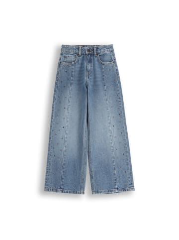 Weite Jeanshose in blau
