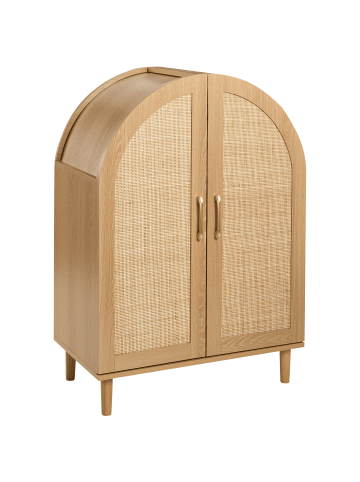 Schuhschrank BICHENO in Braun - (W) 70 x (H) 100 x (L) 38 cm