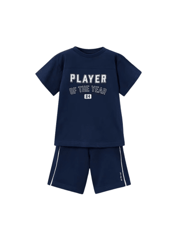 Set: T-Shirt und Bermuda 3608 Blau