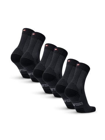 Socken Light Hiking Crew in schwarz