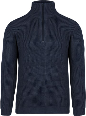 Herren Troyer-Pullover mit RV-Kragen Tintrup in Navy
