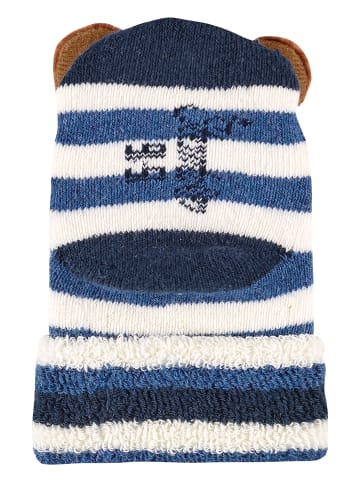 Baby Rasselsocken Bär in marineblau