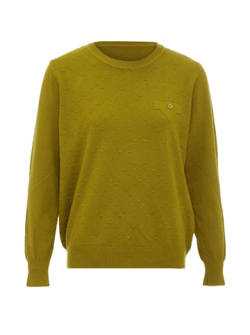 Damen Strickpullover in Oliv
