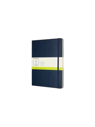 Notizbuch mit festem Einband, 70g-Papier, Blanko "Classic" in Saphir