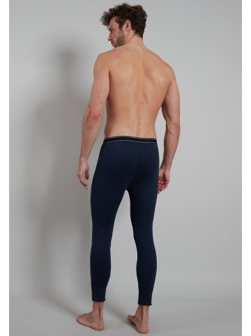 Lange Unterhose Thermo in blau-dunkel-uni
