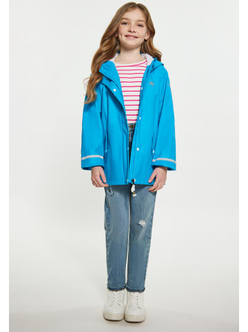 Mädchen (Kids) Regenmantel in Cyanblau