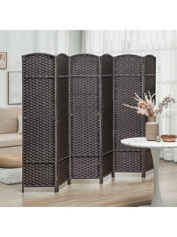 Paravent in Braun 160L x 1,6B x 170H cm