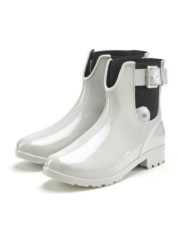 Gummistiefelette in grau