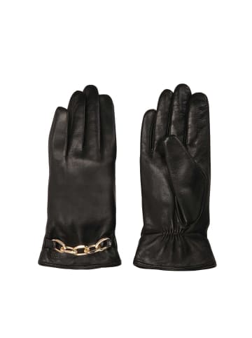 Handschuhe (Echt-Leder) in Schwarz