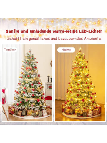 190cm Künstlich PE Weihnachtsbaum LED in Grün