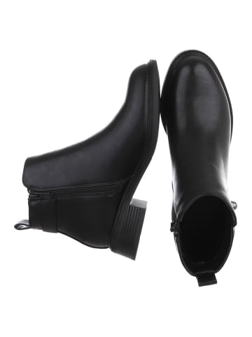 Stiefelette in Schwarz