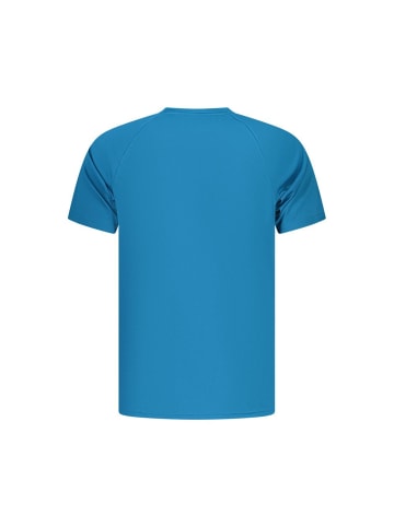 Blau Herren T-Shirt aus Polyester