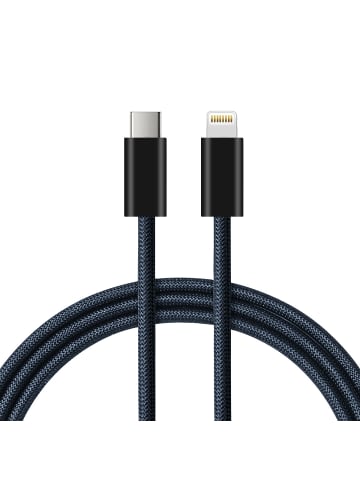 USB-C-auf-Lightning-Kabel in Blau