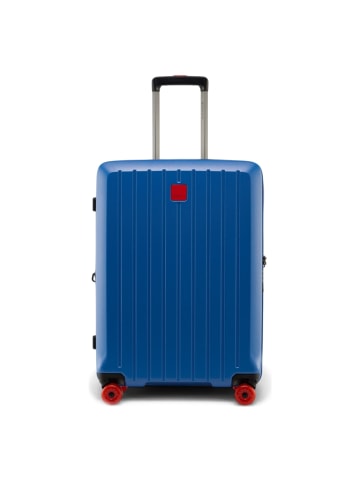 Buzz 4 Rollen Trolley M 65 cm mit Dehnfalte ocean blue
