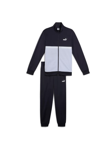 Poly Colorblock Suit in blau