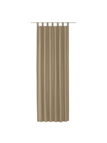 Blickdichter Schlaufenvorhang DOVE in Beige