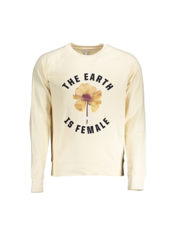 Beige Baumwolle Herren Sweatshirt