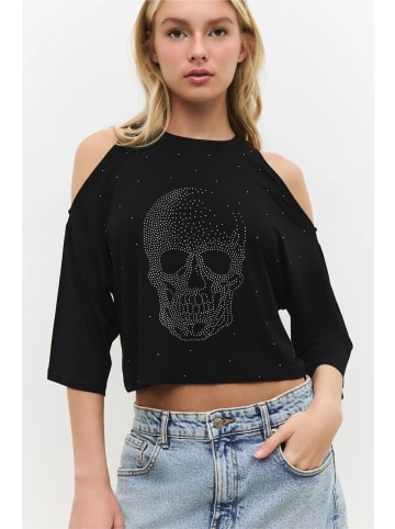 Shirt in Schwarz