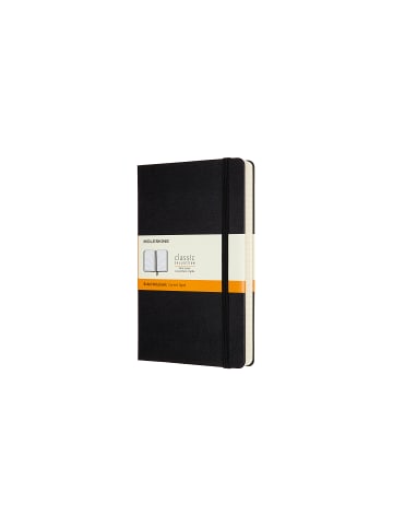 Notizbuch mit festem Einband, Liniert  "Classic Expanded" in Schwarz