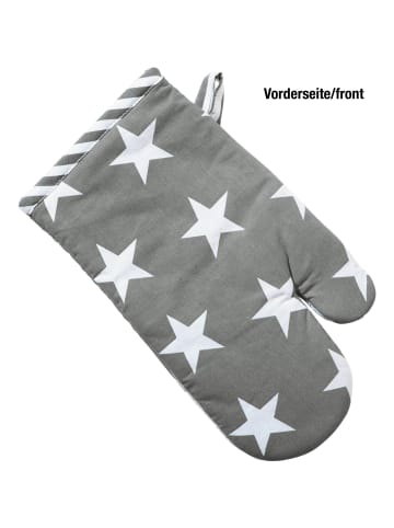Wende-Ofenhandschuh in grau