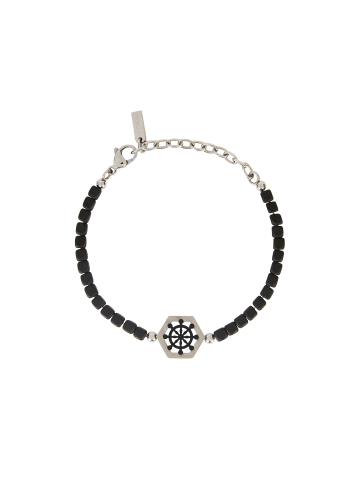 Armband mast silber, schwarz