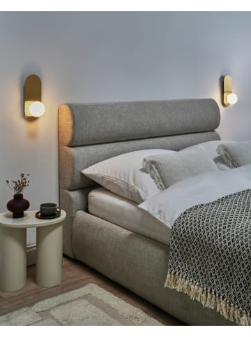 2er-Set Wandleuchten LEISI in Gold/Weiß