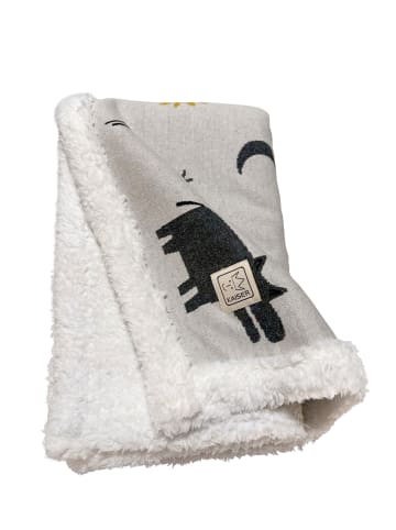 Babydecke Strick Zoo Winter multi colors