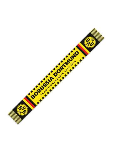 BVB Schal Wir halten fest und treu zusammen in schwarzgelb