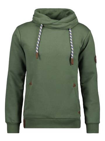 Maseltov Sweatshirt in Dunkelgrun