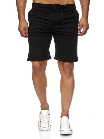 Shorts Baumwollhose in schwarz