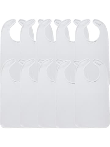 Speiseschürze 10er-Pack in weiß