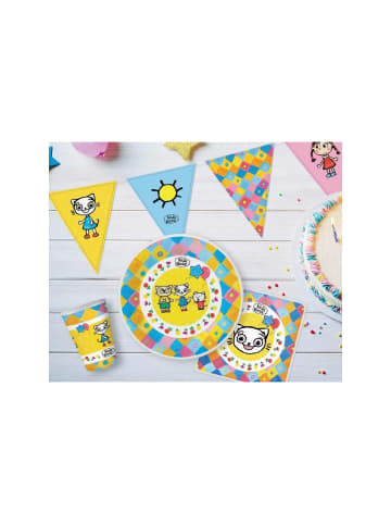 Katze Kitty Kitten Pappteller 6er-Set - 18 cm