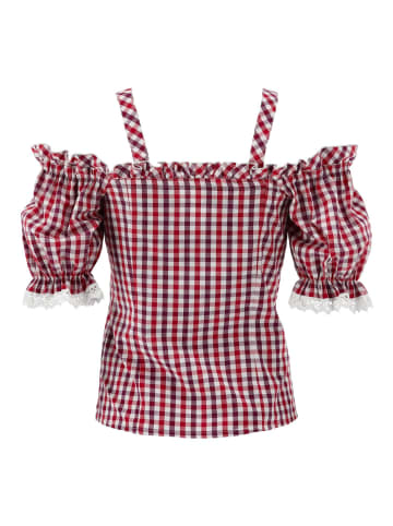 Trachtenbluse Batoya in mittelrot
