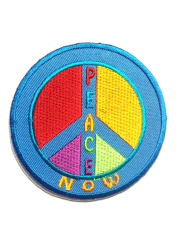 Peace Now FriedenApplikation Bügelbild inBunt