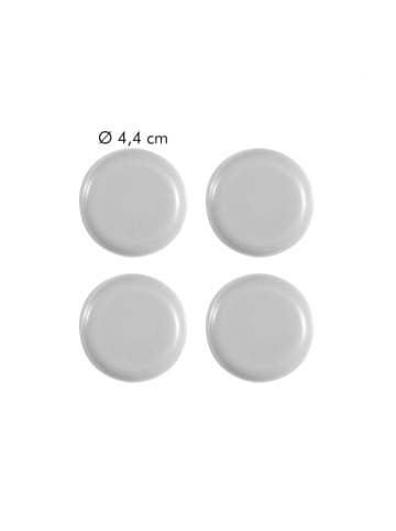 Selbstklebende Bodengleiter PRESTO, 4 Stück, groß in beige