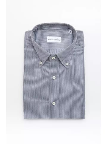 Blau Baumwolle Herren Hemd