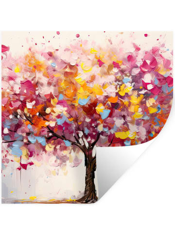 Wandtattoo Farbiger Baum