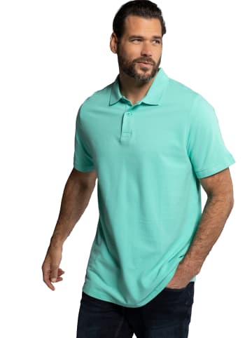 Poloshirt in helles blautürkis